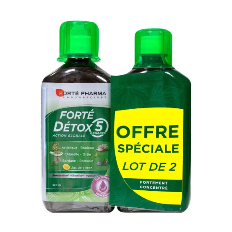 Reduced Price FortéDetox 5 organs x 2 500 ml Forté Pharma