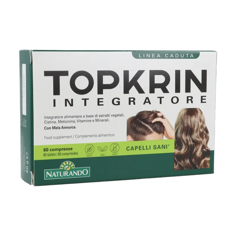 Fast Shipping topkrin hair 60 capsules Naturando