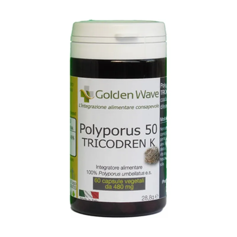 Special Discount Polyporus 50 TricoDren-K 60 vegetable capsules of 480mg Golden Wave