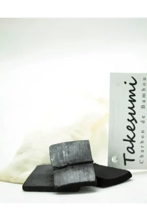 Pouch of 3 bamboo charcoal blocks (3.5x5cm) 3 units Takesumi Buy Online