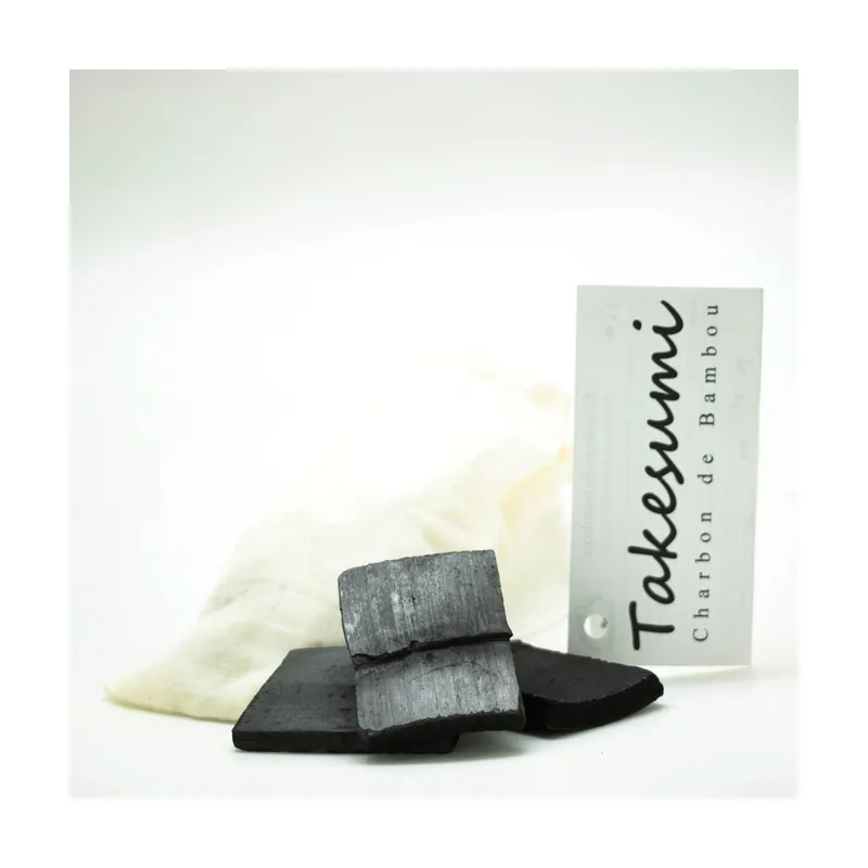 Pouch of 3 bamboo charcoal blocks (3.5x5cm) 3 units Takesumi Buy Online