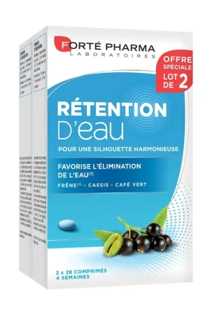Water retention set of 2 56 tablets Forté Pharma Same Day Shipping
