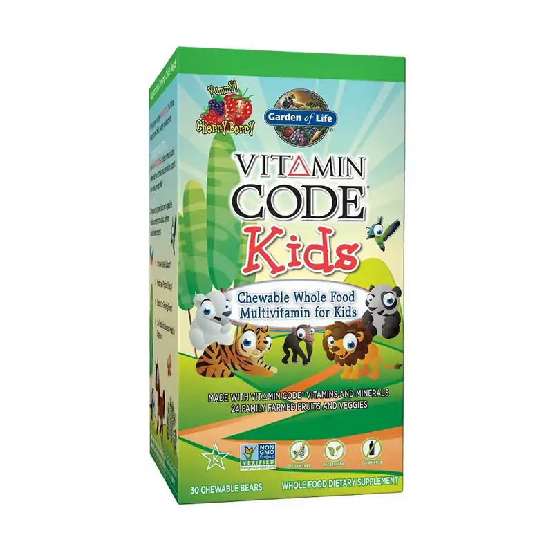 Vitamin code kids chewable whole food multivitamin for kids 30 Jelly beans Garden of Life Budget
