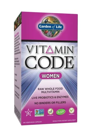 Buy Online Vitamin Code women 240 vegetable capsules Garden of Life