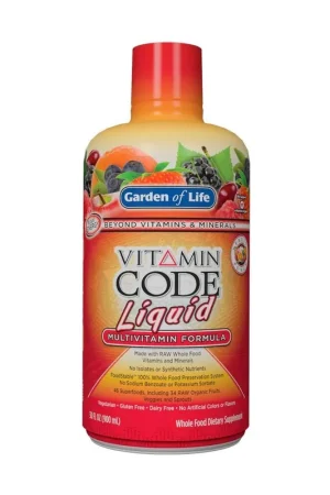 Vitamin Code liquid multivitamin, fruit punch 900 ml Garden of Life Get Yours