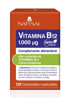 Same Day Shipping Vitamin B12 1,000 Mcg 120 tablets Natysal
