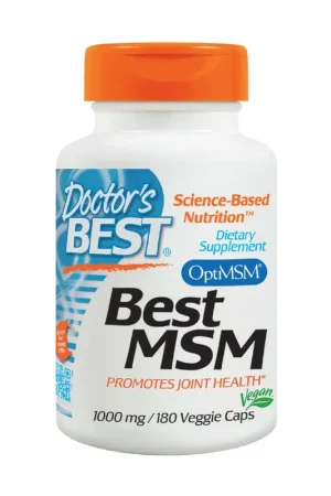While Supplies Last Msm (1000 mg) 180 vegetable capsules of 1000mg Doctor‘s Best