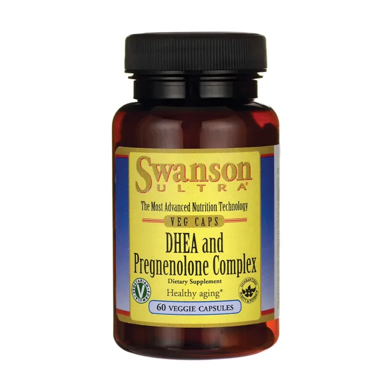 Ultra DHEA & Pregnenolone Complex 60 vegetable capsules Swanson Bargain