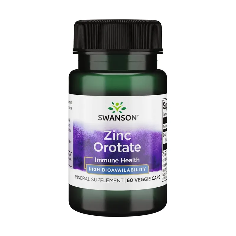 Ultra Zinc Orotate 60 vegetable capsules Swanson Special Discount