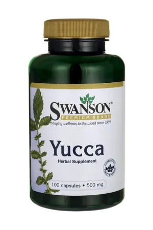 Yucca 100 capsules of 500mg Swanson Price Cut