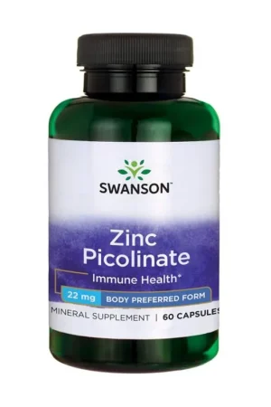Zinc Picolinate Body Preferred Form 60 capsules of 22mg Swanson Grab Now