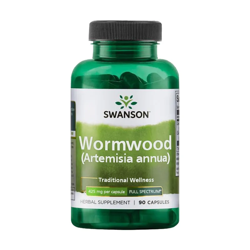 Crafted Premium wormwood (artemisia annua) - full spectrum 425 mg 90 capsules of 425mg Swanson