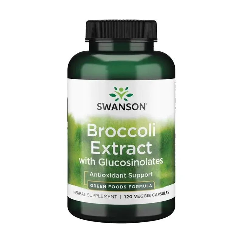 While Supplies Last Green foods formulas broccoli extract with glucosinolates 600 mg 120 vegetable capsules of 600mg Swanson