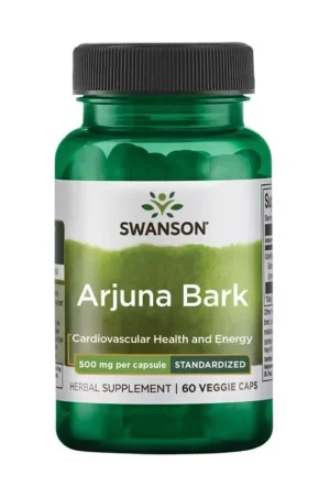 Affordable Superior herbs arjuna bark - standardized 500 mg 60 vegetable capsules of 500mg Swanson