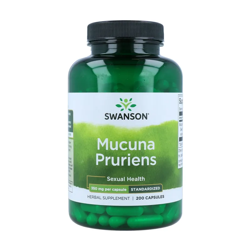 Superior herbs mucuna pruriens - standardized 350mg 200 capsules of 350mg Swanson New Arrival