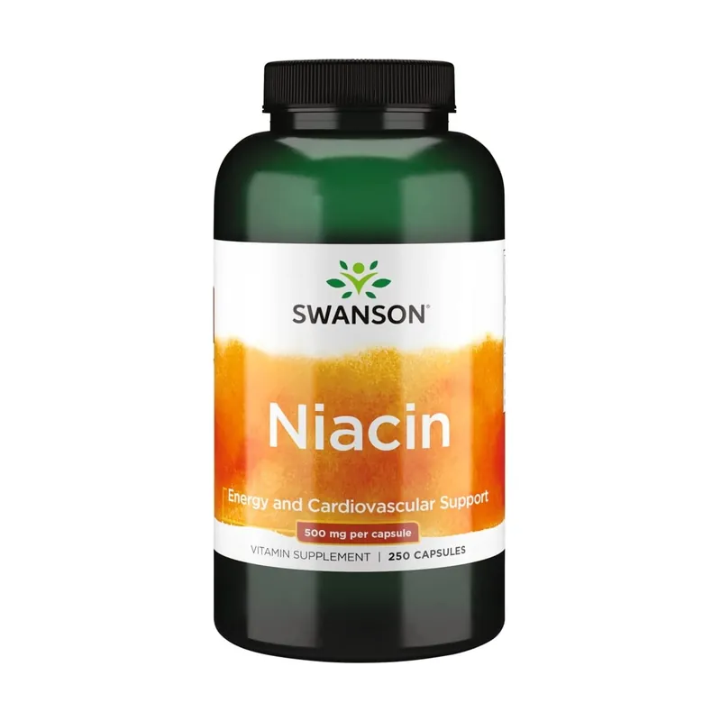 Instant Buy Premium niacin 500 mg 250 capsules of 500mg Swanson