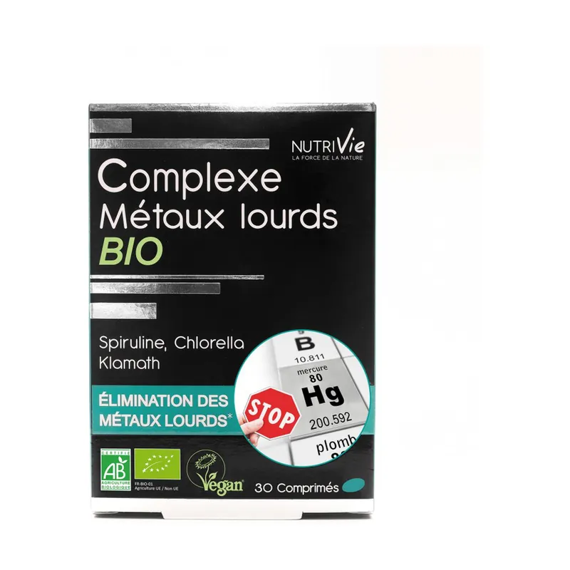 Top Rated Heavy Metal Complex Bio 30 tablets Nutrivie