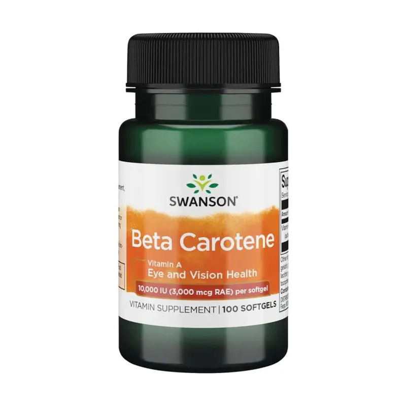 Special Offer Premium beta carotene 10000iu (3000mcg) 100 softgels of 3000μg Swanson
