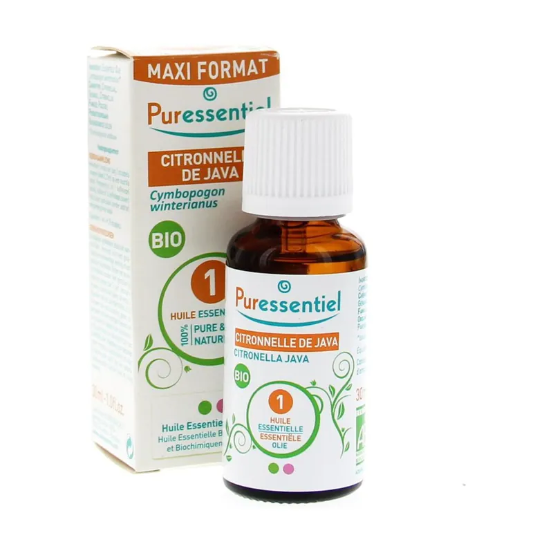 Java lemongrass essential oil bio 30 ml of essential oil Puressentiel Must Have