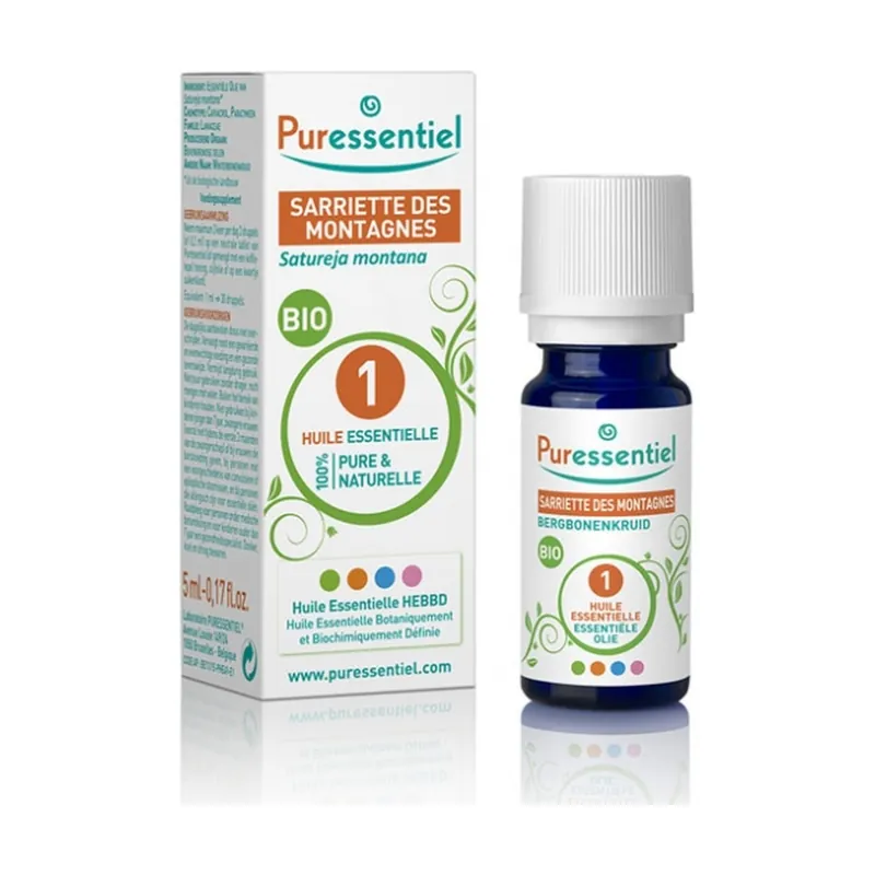 Mountain savory essential oil bio 5 ml of essential oil Puressentiel Exclusive Offer