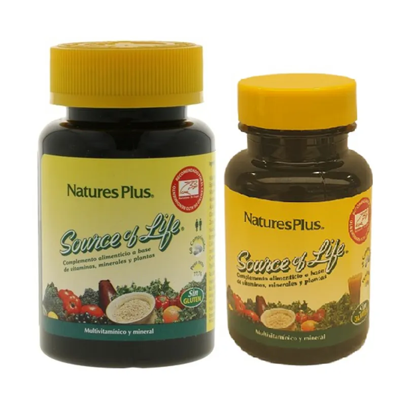 Source of life 60 comp + 10 comp GIFT 60 +10 tablets Natures Plus Direct From Factory