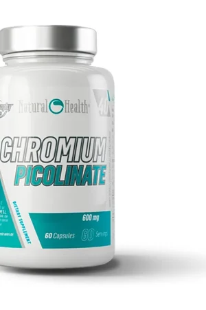 Chromium picolinate unflavored 60 capsules natural health Genuine