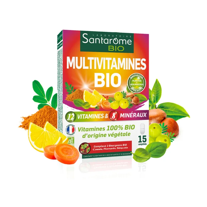 Organic Multivitamin 15 capsules Santarome Bargain