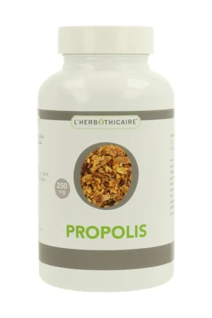 Propolis 60 capsules of 250mg L‘Herbothicaire Hot Deal