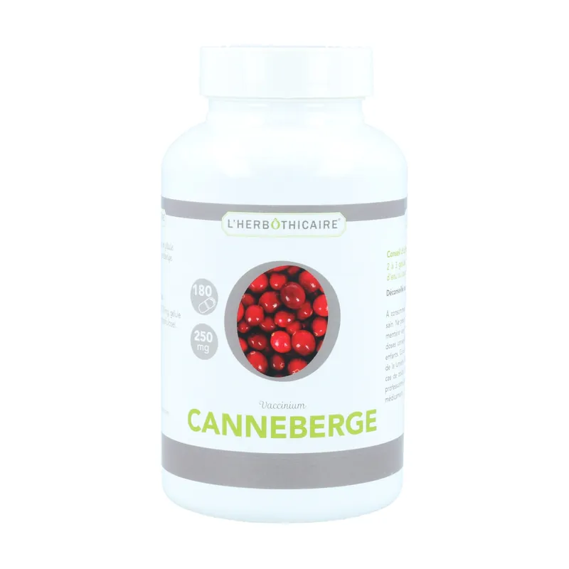 Berry cranberry 180 capsules of 250mg L‘Herbothicaire Top Rated