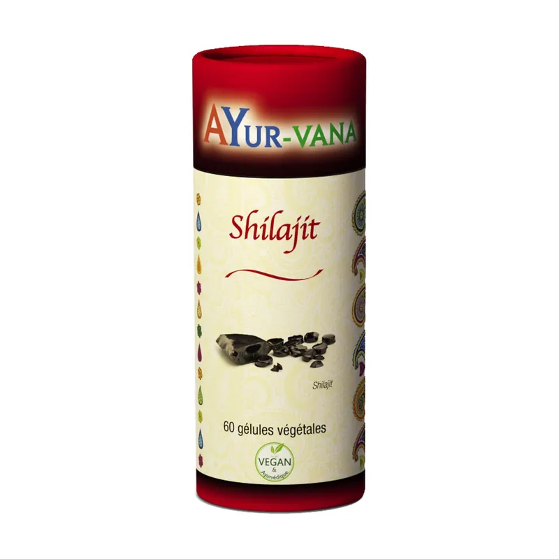 Price Drop Shilajit 60 capsules of 475mg Ayur-Vana