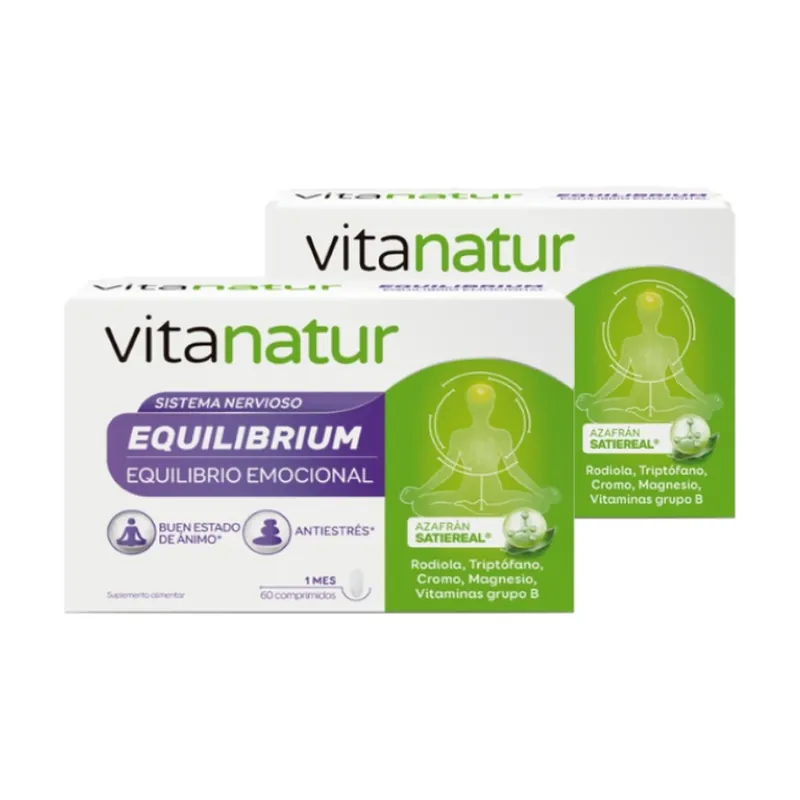 Vitanatur Equilibrium Pack (2nd unit at 50%) 2x60 tablets Vitanatur Luxury