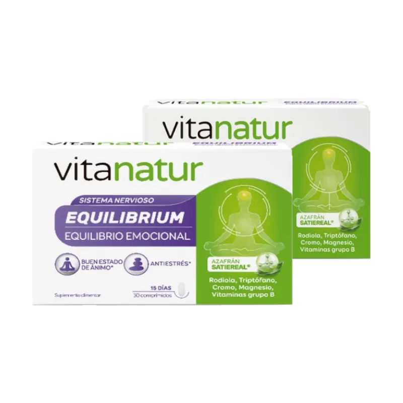 Vitanatur Equilibrium Pack 30 comp (2nd unit at 50%) 2x30 tablets Vitanatur Top Pick