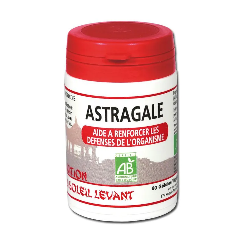 Get Yours Organic Astragalus 60 vegetable capsules of 338mg Tradition Du Soleil Levant