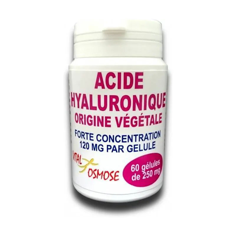 Mega Sale Hyaluronic acid 60 vegetable capsules of 120mg Vital Osmose