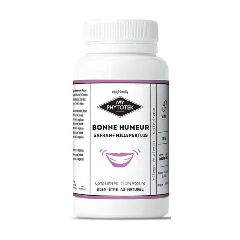 Good humor (saffron St. John‘s wort) non organic 200 capsules of 270mg My Cosmetik While Supplies Last