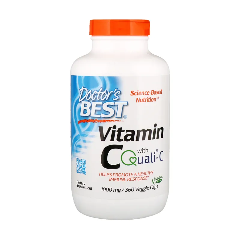 Best Price Vitamin c feat. quali™-c (1000mg) 360 vegetable capsules of 1000mg Doctor‘s Best