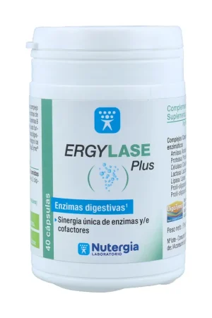 Ergylase plus digestive enzymes 40 capsules Nutergia Low Price