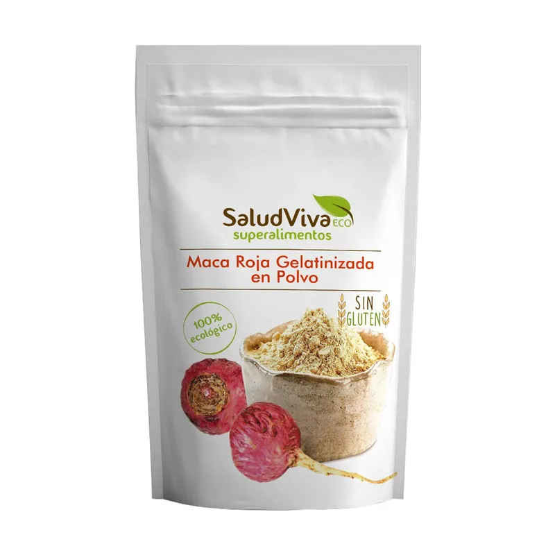 Weekend Sale Gelatinized Red Maca Powder 250 g of powder Salud Viva