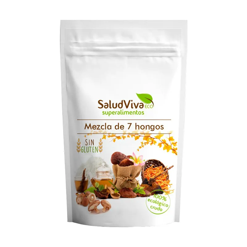 Mix of 7 Mushrooms 100 g Salud Viva Fresh Stock