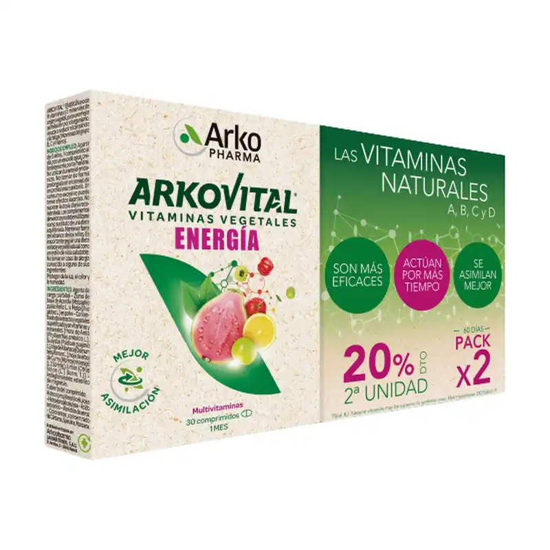 Arkovital Pure Energy 60 tablets Arkopharma Best Choice
