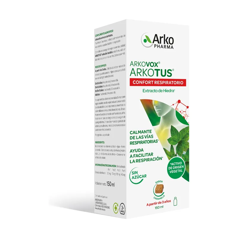 Genuine Arkotus Syrup With Ivy Extract 200 ml Arkopharma
