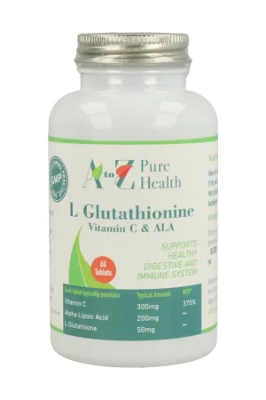 Cheap L-Glutathionine 60 tablets A to Z Pure Health