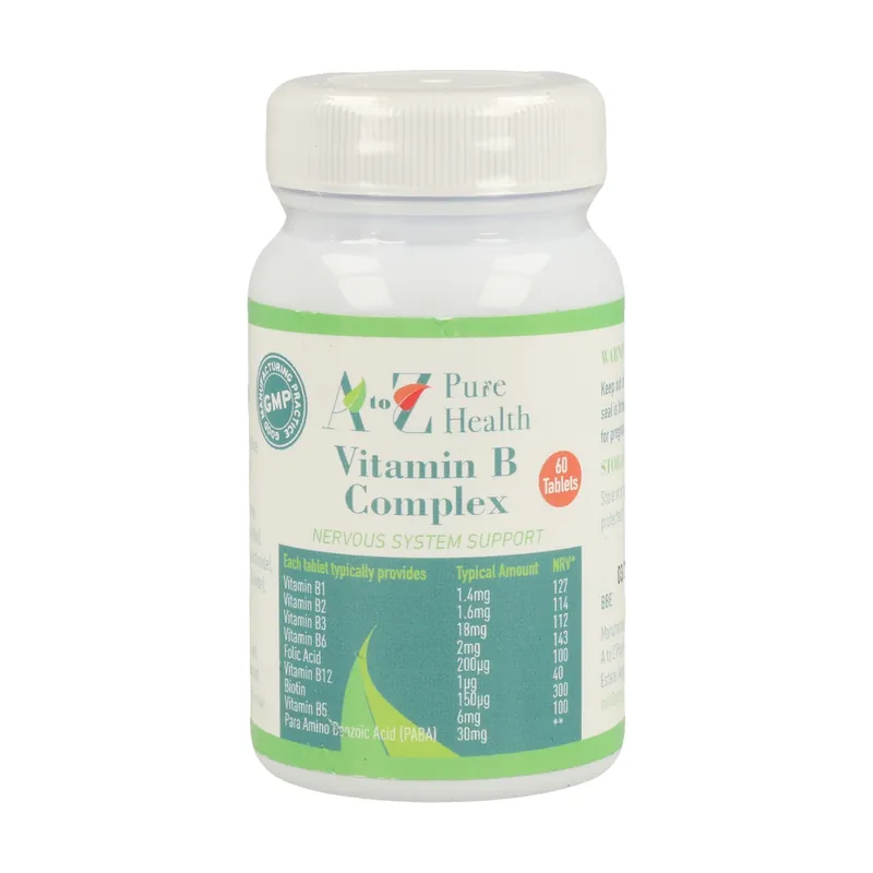 One Day Deal Vitamin B Complex 60 tablets A to Z Pure Health