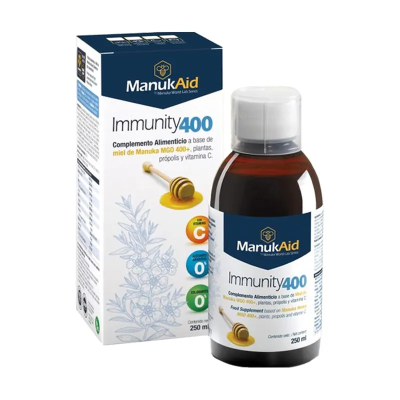 In Demand Immunity 400 Manuka Honey Syrup 250 ml Manuka World