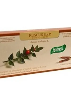 Ruscus aculeatus 12 ampoules Santiveri Special Offer