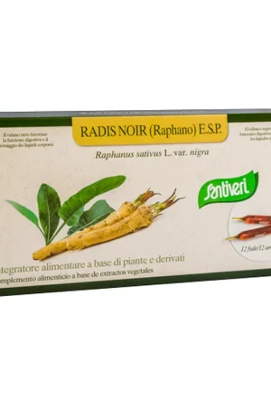 Buy Direct Radis noir (radish) 12 ampoules of 5ml Santiveri