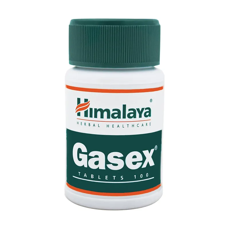 Genuine Gasex gastric discomfort 100 tablets Himalaya Herbals