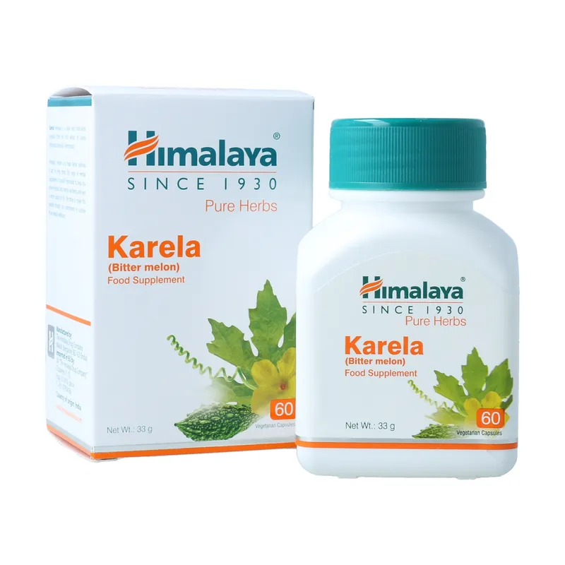 Discount Karela bitter melon - sugar levels 60 capsules Himalaya Herbals