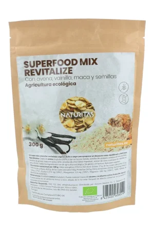 Authentic Bio Superfoods mix of oats, vanilla and maca 300 g Essentials
