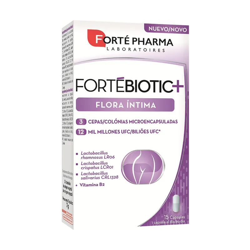 Genuine Fortébiotic + Intimate Flora 15 capsules Forté Pharma